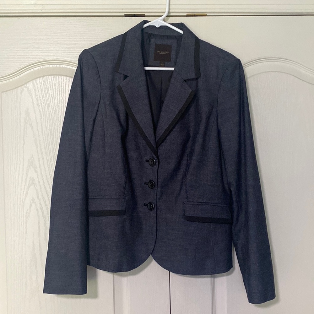The Limited gray suit jacket